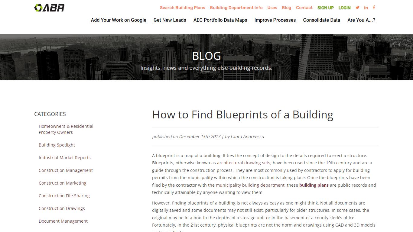 How to Find Blueprints of a Building - America's Building ...